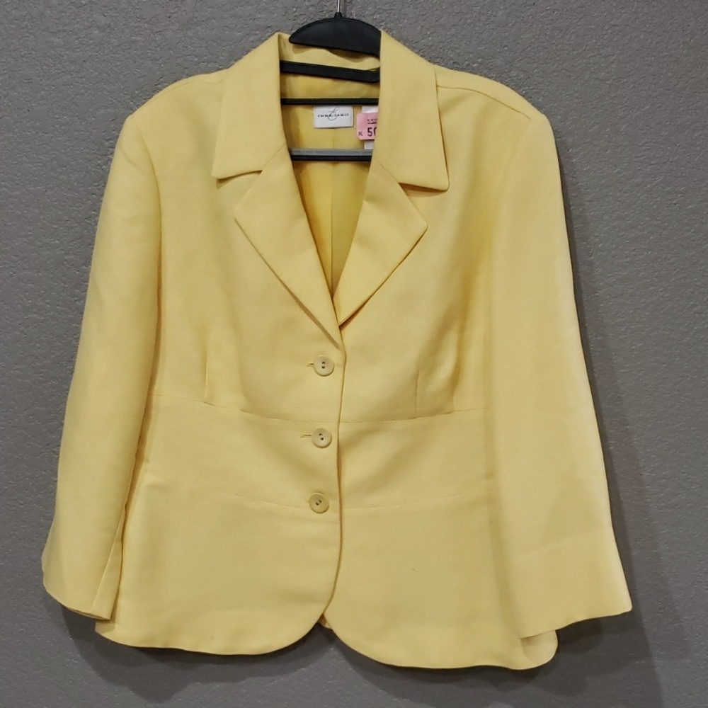 Womens linen blazer jacket size 14
